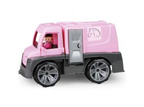 LENA: Truxx pink színű lószállító autó figurával 29cm
