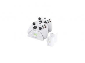 Venom VS2871 Xbox Series X & S fehér dupla töltőállomás + 2db akkumulátor