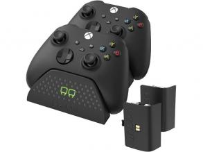 Venom VS2881 Xbox Series X & S fekete dupla töltőállomás + 2 db akkumulátor