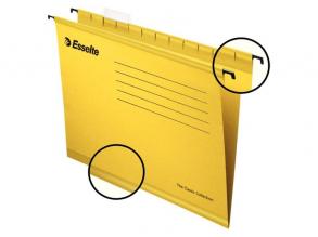 Esselte Pendaflex A4 standard 25db/cs sárga függőmappa
