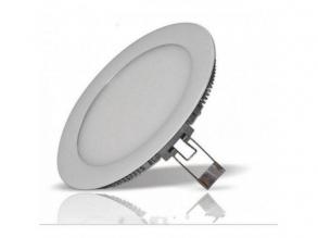 LED panel , 15W , süllyesztett , kerek , hideg fehér , OSRAM chip