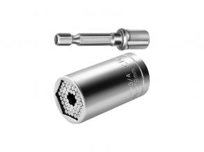 Univerzális dugókulcs + fúrófej csatlakozó (7-19mm)