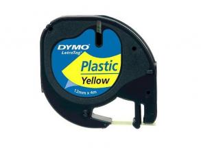 Dymo LT 4m műanyag sárga feliratozógép szalag