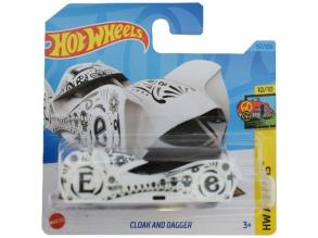 Hot Wheels: Cloak and Dagger fehér kisautó 1/64 - Mattel