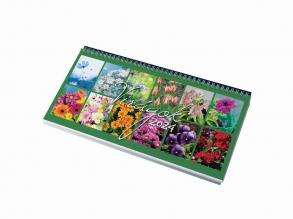 Realsystem 2024-es Virágok 7981-99 képes álló asztali naptár