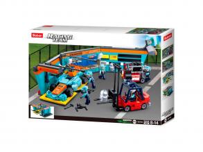 210 darabos építő készlet - Sluban Racing Team