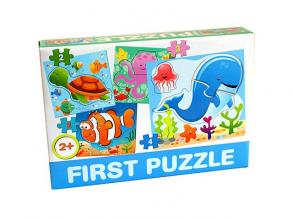 Tengeri állatos Bébipuzzle - D-Toys