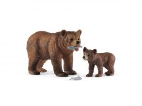 Grizzly medve anya és bocs - Schleich