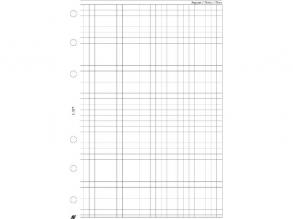 Kalendart Saturnus L327/F négyzethálós lap gyűrűs naptár kiegészítő