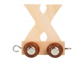 Small Foot - Fa betűs vonat - X - 12 darab