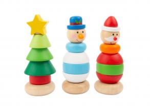 Small Foot - fából készült karácsonyi figura, többféle, 1 db