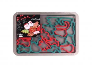 Sütikiszúró tálcával karácsonyi, 22db.