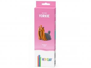 Hey Clay: Pihe-puha Yorkie kutyus gyurmaszett