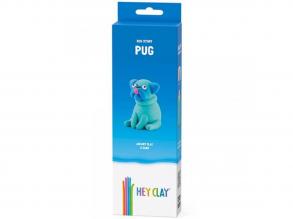 Hey Clay: Pihe-puha Mops kutyus gyurmaszett