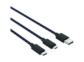 Venom VS5002 Dual Play & Charge 3 m USB Type-C töltőkábel