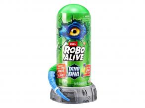 ZURU Robo Alive Dino DNS játékszett, slime nyálka  kék