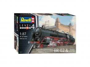 Revell Express mozdony BR 02 & Tender 2'2'T30 modell készlet, 26,6 cm