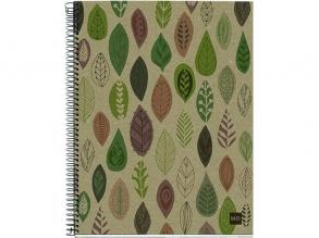 Miquelrius Ecoleaves A4 4x30lap kockás spirálfüzet