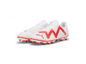 Future Play Fg/Ag Puma férfi fehér/piros színű futball-stoplis focicipő