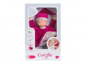 Corolle Tidoudou  Rózsaszín puha babakendő, 17 cm