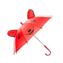 Esernyő - boldog állatok - piros