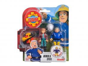 Tűzoltó Sam játékfigurák - Derek & Steel