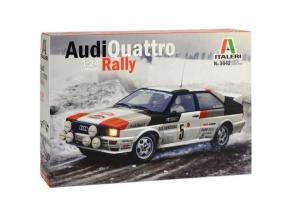 Italeri: Audi Quattro Rally autó makett, 1:24