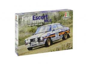 Italeri: Ford Escort RS1800 autó makett, 1:24