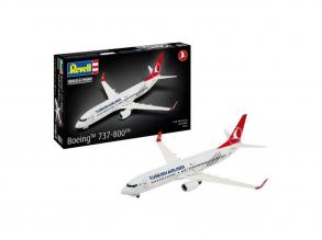 Revell modellkészlet - Boeing 737-800 Turkish Airlines 1:144 - 63 alkatrész.