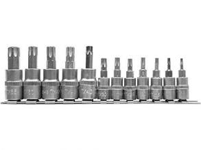 YATO Bithegy dugófejjel Torx 12 r. (1/4 col L=37mm T8-T30, 3/8 col L=48mm T40-