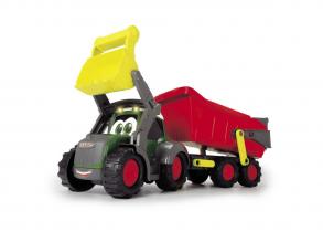 Vidám Fendt traktor pótkocsival - Dickie Toys