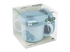 Done by Deer elefántos kék csőrös pohár, 215 ml