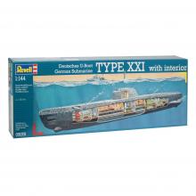 Revell modell építő készlet -  2540 Typ XXI tengeralattjáró