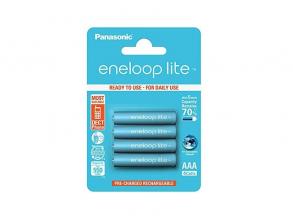 Panasonic Eneloop Lite AAA 550mAh mikro ceruza akkumulátor 4db/bliszter