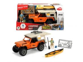 Jeep Wrangler terepjáró kemping szett fénnyel és hanggal - Dickie Toys