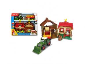 Vidám farm játékszett nyitható házzal és traktorral - Dickie Toys
