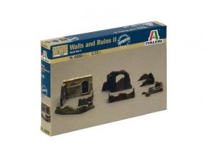 Italeri: Falak és romok II makett, 1:72