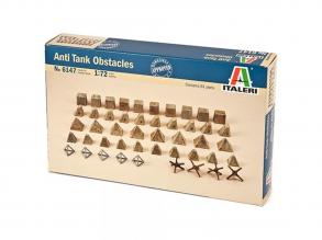 Italeri 1/72 Tankelhárító akadályok dioráma szett