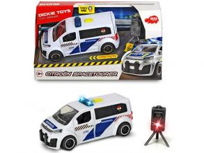 Rendőrségi Citroen SpaceTourer, trafipax-szal fénnyel és hanggal - Dickie Toys