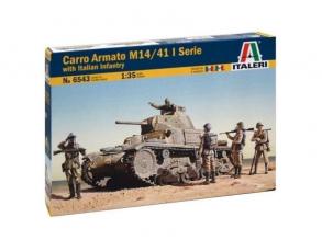 Italeri: Carro Armato M14/41 harckocsi makett, 1:35