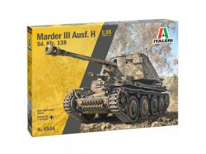 Italeri 1/35 Marder III Ausf. H Sd.Kfz.138 tank makett