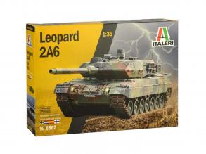 Italeri 1/35 Leopard 2A6 tank makett