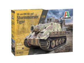 Italeri 1/35 38 cm RW 61 auf STURMMORSER TIGER tank makett