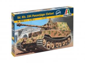 Italeri 1/72 Sd. Kfz. 184 Panzerjäger Elefánt harckocsiromboló tank makett