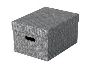 Esselte Home M méret 3db/csomag szürke tárolódoboz