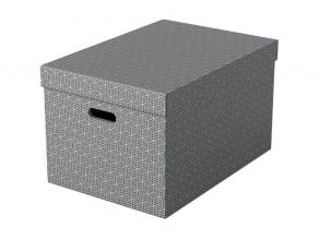 Esselte Home L méret 3db/csomag szürke tárolódoboz