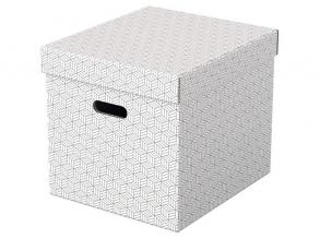 Esselte Home kocka alakú 3db/csomag fehér tárolódoboz