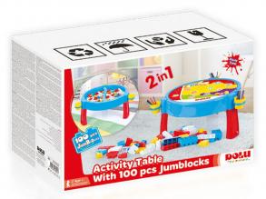 Activity asztal 100dbjumbo kockával