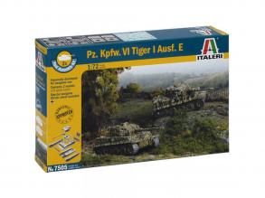 Italeri 1/72 Pz. Kpfw. VI Tiger I Ausf. E Tigris tank 2db-os makett szett
