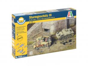 Italeri 1/72 Sturmgeschütz III rohamlöveg 2db-os makett szett